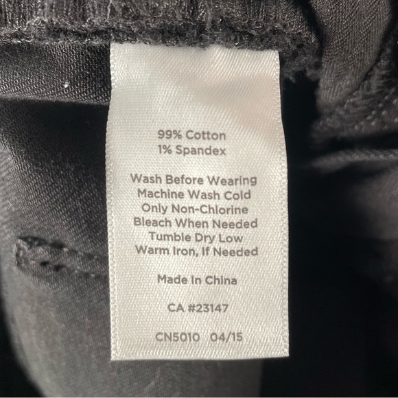 TALBOTS SLIM ANKLE JEANS | Size: 4 | Color: Black - Picture 11 of 11